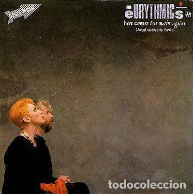 Discos de vinil: Eurythmics &ndash; Here Comes The Rain Again = Aqui Vuelve La Lluvia (Vinyl, RCA Victor PB-68141)