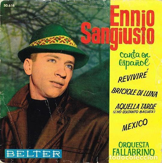 Disques de vinyle: Ennio Sangiusto &ndash; Canta En Espa&ntilde;ol (Vinyl, Belter 50.616)