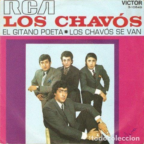 Vinyl records: Los Chav&oacute;s &ndash; El Gitano Poeta (Vinyl, RCA Victor 3-10549)