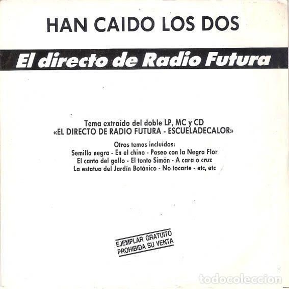Vinyl records: Radio Futura &ndash; El Directo De Radio Futura - Han Caido Los Dos (Vinyl, Ariola 112410)