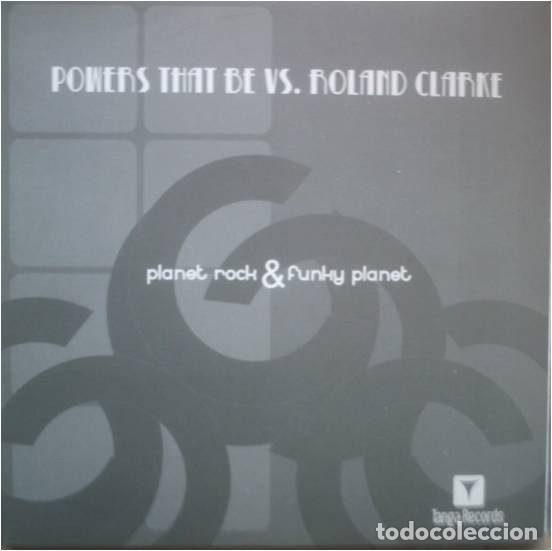Disques de vinyle: Powers That Be vs. Roland Clarke &ndash; Planet Rock / Funky Planet (Vinyl, Tanga Records VLMX 1423-3)