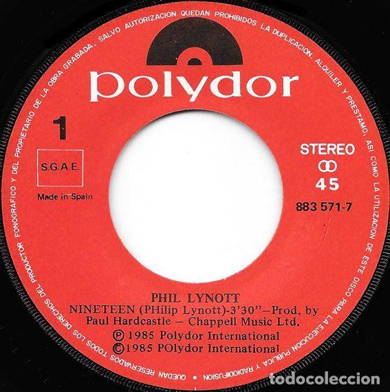 Discos de vinilo: Phil Lynott &ndash; Nineteen (Vinyl, Polydor 883 571-7) - Foto 3