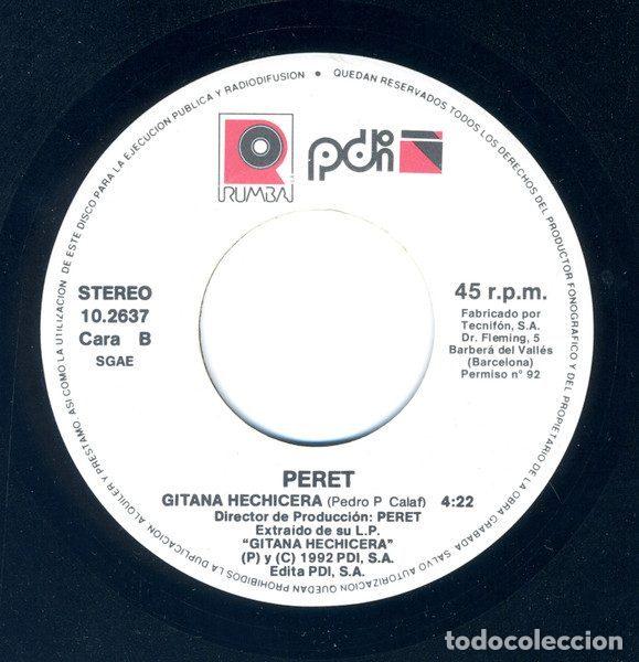 Discos de vinilo: Peret &ndash; Gitana Hechicera (Vinyl, PDI 10.2637) - Foto 4