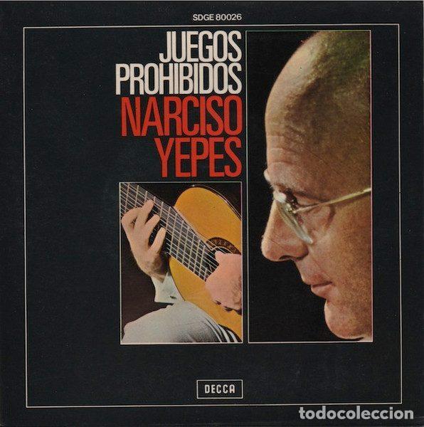 Discos de vinil: Narciso Yepes &ndash; Juegos Prohibidos (Vinyl, Decca SDGE 80026)
