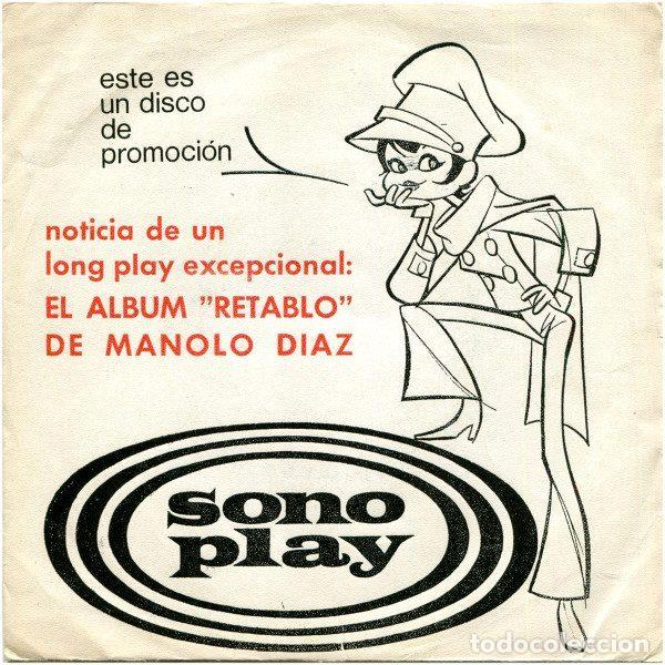 Disques de vinyle: Manolo Diaz &ndash; T&iacute;tulos Extraidos Del Album &rdquo;Retablo&rdquo; (Vinyl, Sonoplay PROMOCION-106)