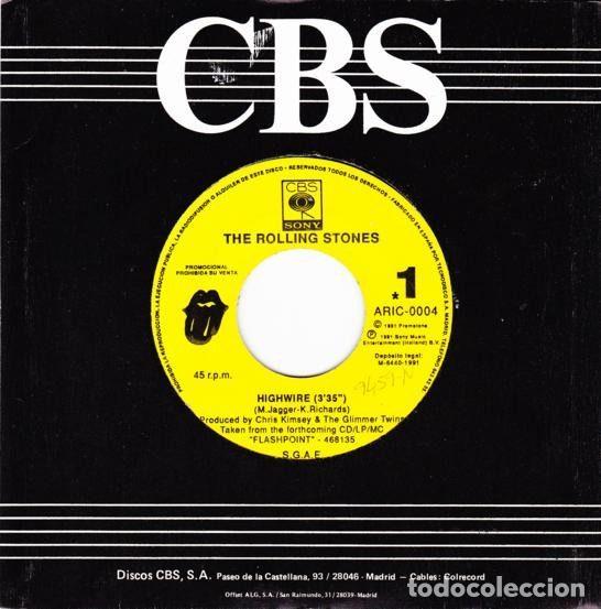Discos de vinilo: The Rolling Stones &ndash; Highwire (Vinyl, CBS/Sony ARIC-0004)