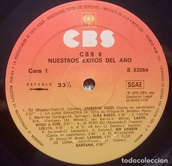 Discos de vinilo: Various &ndash; CBS 8 - Nuestros Exitos Del A&ntilde;o (Vinyl, CBS S 83264) - Foto 3