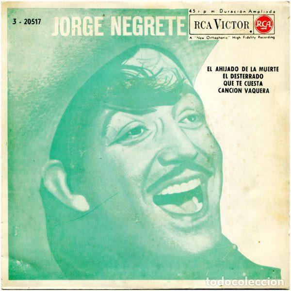 Dischi in vinile: Jorge Negrete &ndash; El Ahijado De La Muerte (Vinyl, RCA Victor 3-20517)