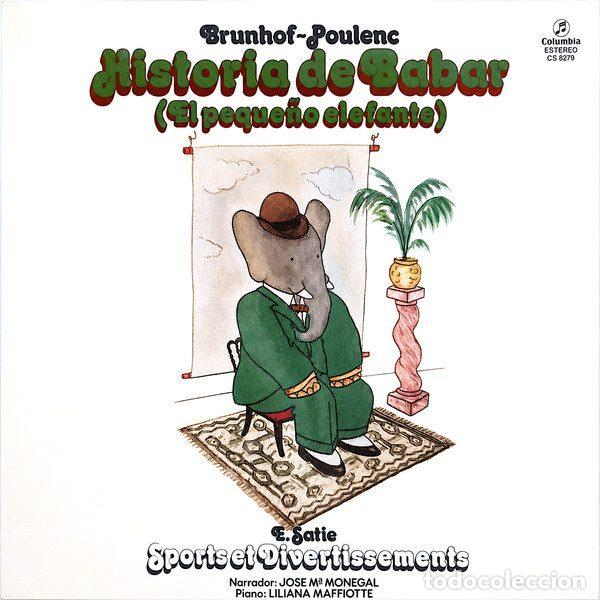 Discos de vinilo: Jean De Brunhoff, Francis Poulenc, Erik Satie &ndash; Historia de Babar (El peque&ntilde;o Elefante) (Vinyl,...
