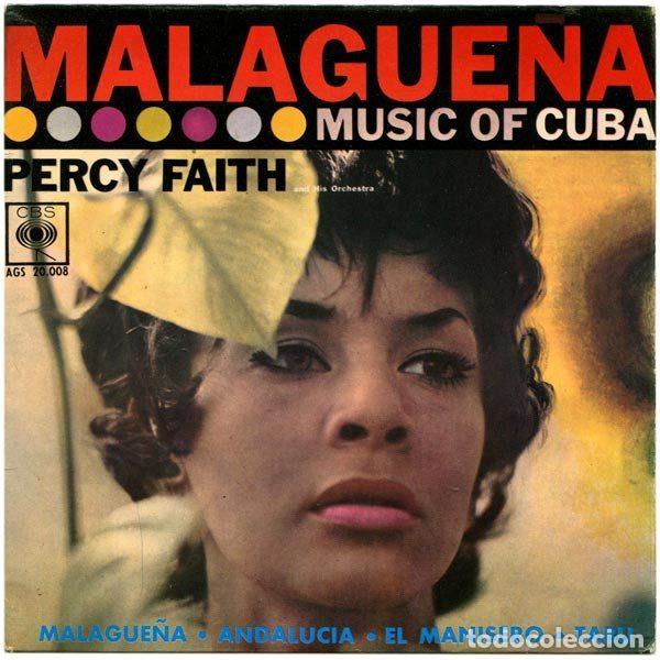 Disques de vinyle: Percy Faith Y Su Orquesta &ndash; Malaguena (Music Of Cuba) (Vinyl, CBS AGS 20.008)