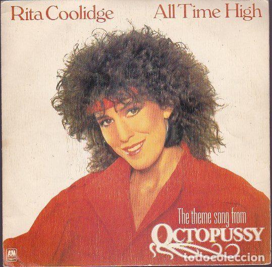 Discos de vinil: Rita Coolidge &ndash; All Time High (The Theme Song From Octopussy) (Vinyl, A&M Records AMS 9286)