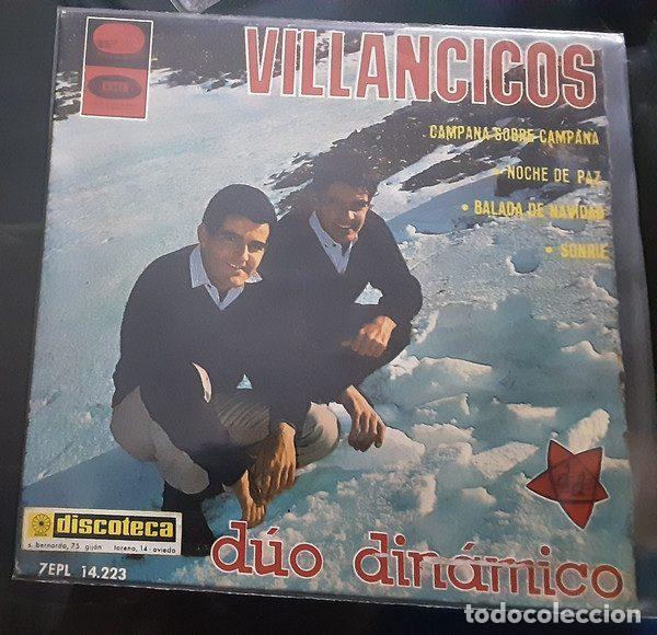 Disques de vinyle: D&uacute;o Din&aacute;mico &ndash; Villancicos (Vinyl, La Voz De Su Amo 7EPL 14.223)