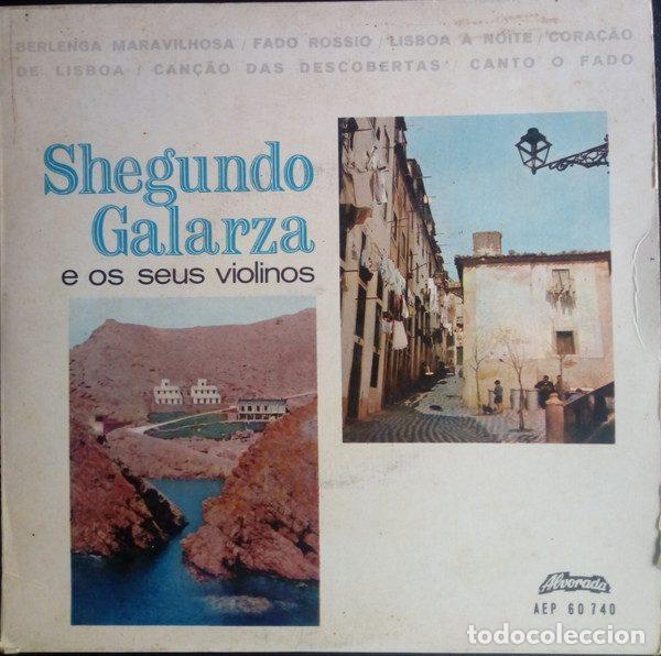 Disques de vinyle: Shegundo Galarza E Os Seus Violinos &ndash; Berlenga Maravilhosa / Fado Rossio (Vinyl, Alvorada AEP 60740)