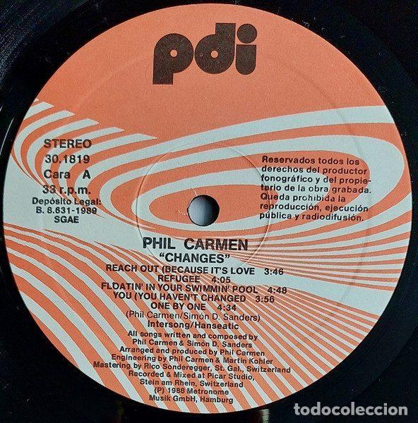 Discos de vinilo: Phil Carmen &ndash; Changes (Vinyl, PDI 30.1819) - Foto 3
