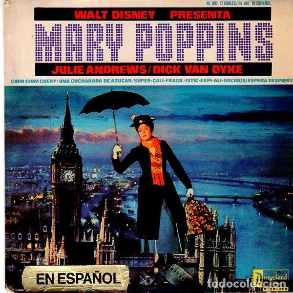 Dischi in vinile: Various &ndash; Walt Disney Presenta Mary Poppins (En Espa&ntilde;ol) (Vinyl, Disneyland HL 087-18)