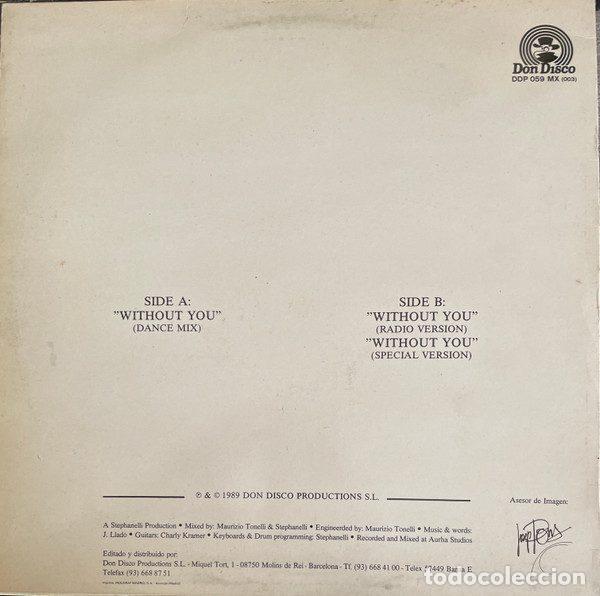 Discos de vinilo: Pat & Bel &ndash; Without You (Vinyl, Don Disco DDP 059 MX) - Foto 2