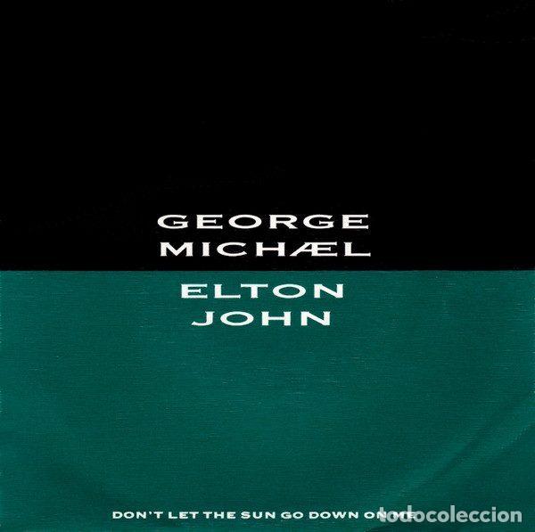Disques de vinyle: George Michael / Elton John &ndash; Don't Let The Sun Go Down On Me (Vinyl, Epic ARIE 3071)