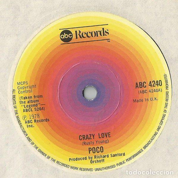 Dischi in vinile: Poco &ndash; Crazy Love / Barbados (Vinyl, ABC Records ABC 4240)