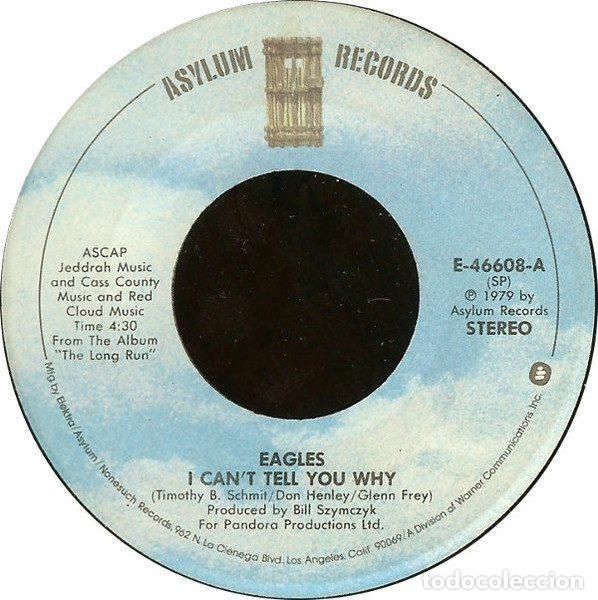 Vinyl-Schallplatten: Eagles &ndash; I Can't Tell You Why (Vinyl, Asylum Records E-46608)