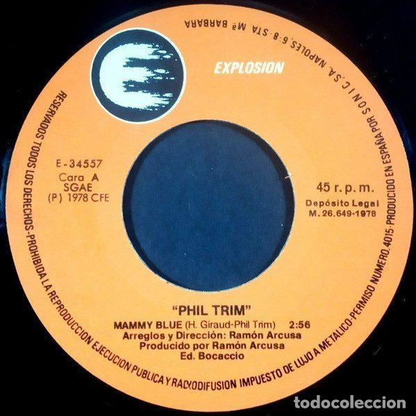 Discos de vinilo: Phil Trim &ndash; Mammy Blue (Vinyl, CFE E-34557) - Foto 3
