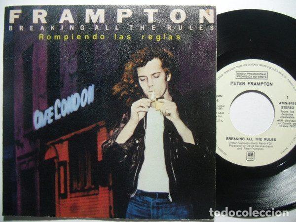 Discos de vinil: Peter Frampton &ndash; Breaking All The Rules = Rompiendo Las Reglas (Vinyl, A&M Records AMS 9155)