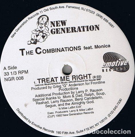 Discos de vinil: The Combinations &ndash; Treat Me Right (Vinyl, New Generation Records NGR 008)