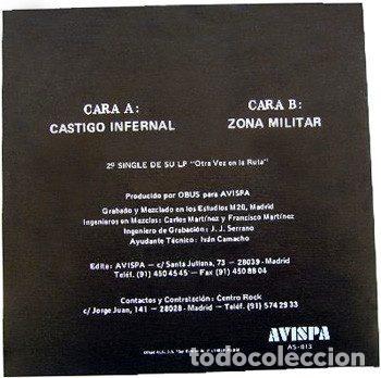 Discos de vinilo: Obus &ndash; Castigo Infernal (Vinyl, Avispa AS-013) - Foto 2