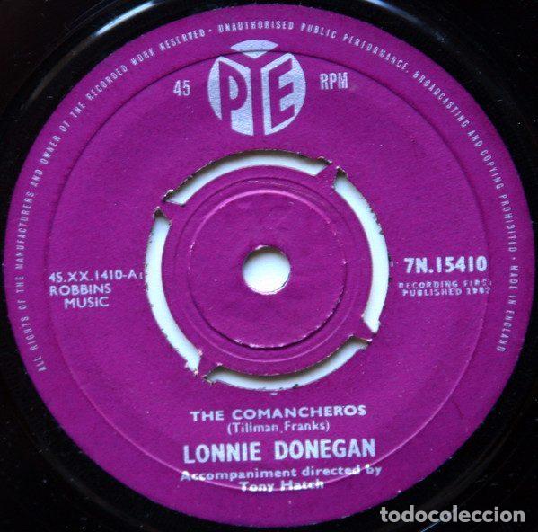 Discos de vinil: Lonnie Donegan &ndash; The Comancheros (Vinyl, Pye Records 7N.15410)