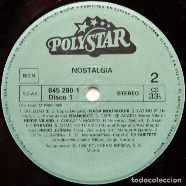 Discos de vinilo: Various &ndash; Nostalgia (Vinyl, Polystar 845 279-1) - Foto 4