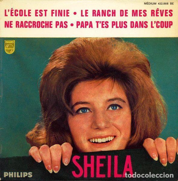 Vinyl records: Sheila &ndash; L'&eacute;cole Est Finie (Vinyl, Philips 432.866 BE)