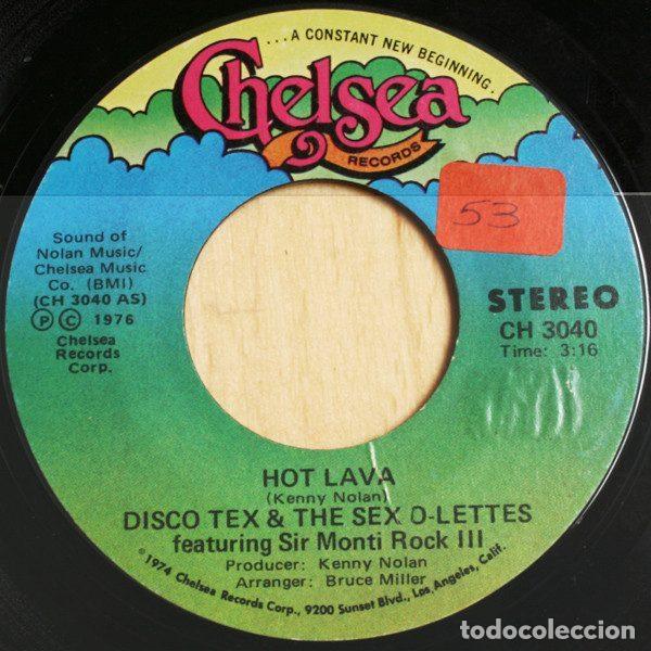Vinyl-Schallplatten: Disco Tex & The Sex-O-Lettes Featuring Sir Monti Rock III &ndash; Hot Lava (Vinyl, Chelsea Records CH...