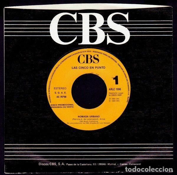 Disques de vinyle: Las Cinco En Punto &ndash; N&oacute;mada Urbano (Vinyl, CBS ARLC 1098)