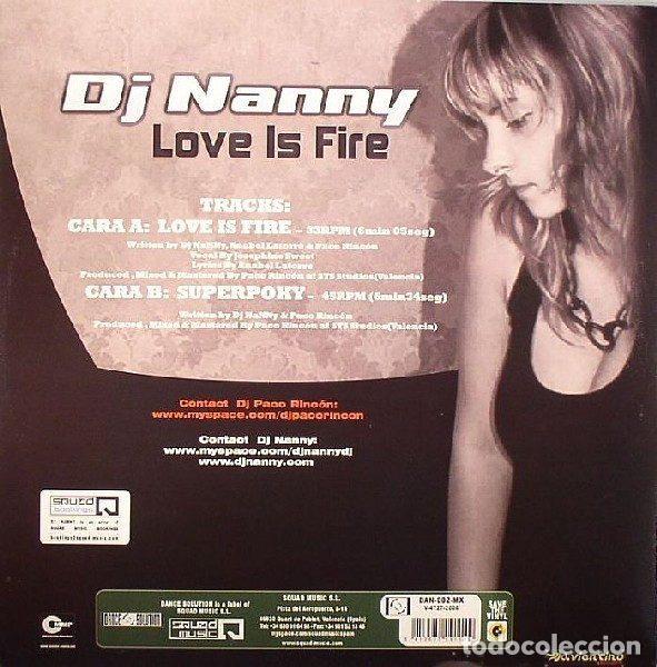 Discos de vinilo: DJ Nanny &ndash; Love Is Fire (Vinyl, Dance Solution DAN-002-MX) - Foto 2