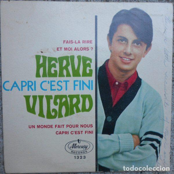 Dischi in vinile: Herv&eacute; Vilard &ndash; Capri C'est Fini (Vinyl, Mercury 1323)