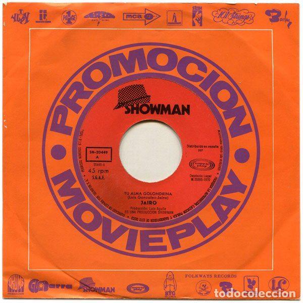 Discos de vinilo: Jairo &ndash; Tu Alma Golondrina / La Butaca Vacia (Vinyl, Showman SN-20449)
