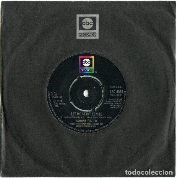 Vinyl-Schallplatten: Lamont Dozier &ndash; Let Me Start Tonite (Vinyl, ABC Records ABC 4033)
