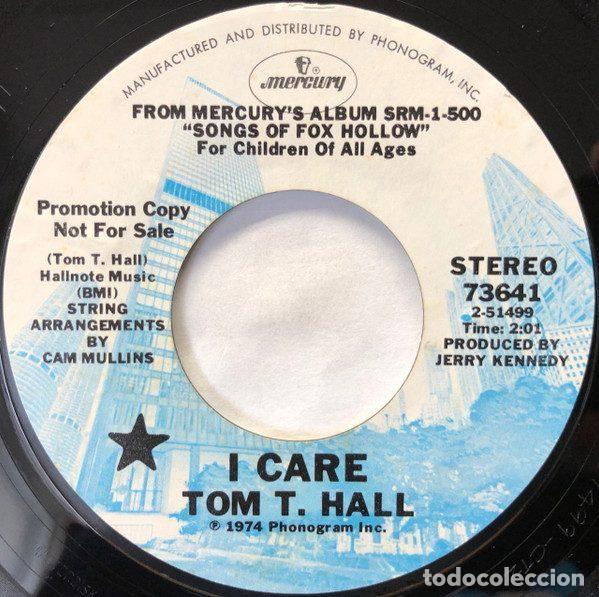 Discos de vinil: Tom T. Hall &ndash; I Care (Vinyl, Mercury 73641)