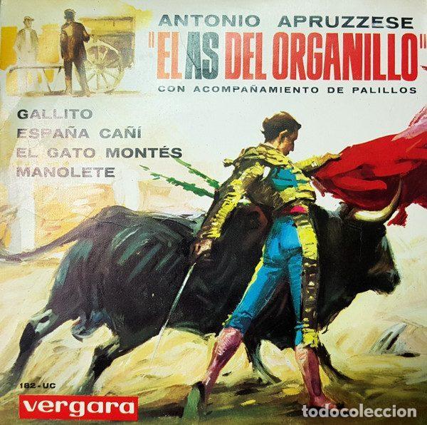 Vinyl records: Antonio Apruzzese &ndash; El As Del Organillo (Gallito) (Vinyl, Vergara 182 - UC)