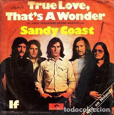Vinyl-Schallplatten: Sandy Coast &ndash; True Love, That's A Wonder / If (Vinyl, Polydor 21 21 046)