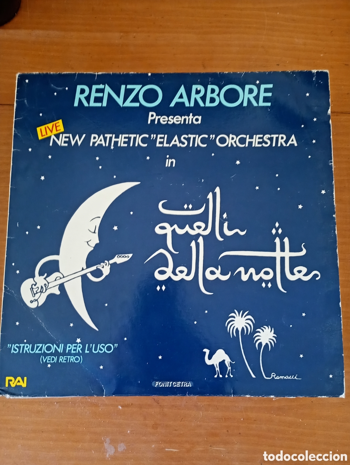 Discos de vinilo: LP VINILO RENZO ARBORE - QUELLI DELLA NOTTE (1985) PRIMERA EDICI&Oacute;N ORIGINAL ITALIANA (FONIT CETRA LP