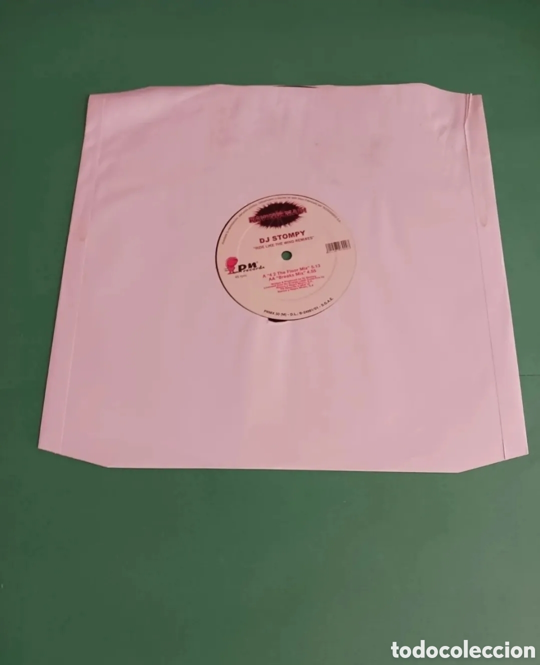 Discos de vinilo: DJ STOMPY &rdquo; RIDE LIKE THE WIND REMIXES&rdquo; - Foto 3