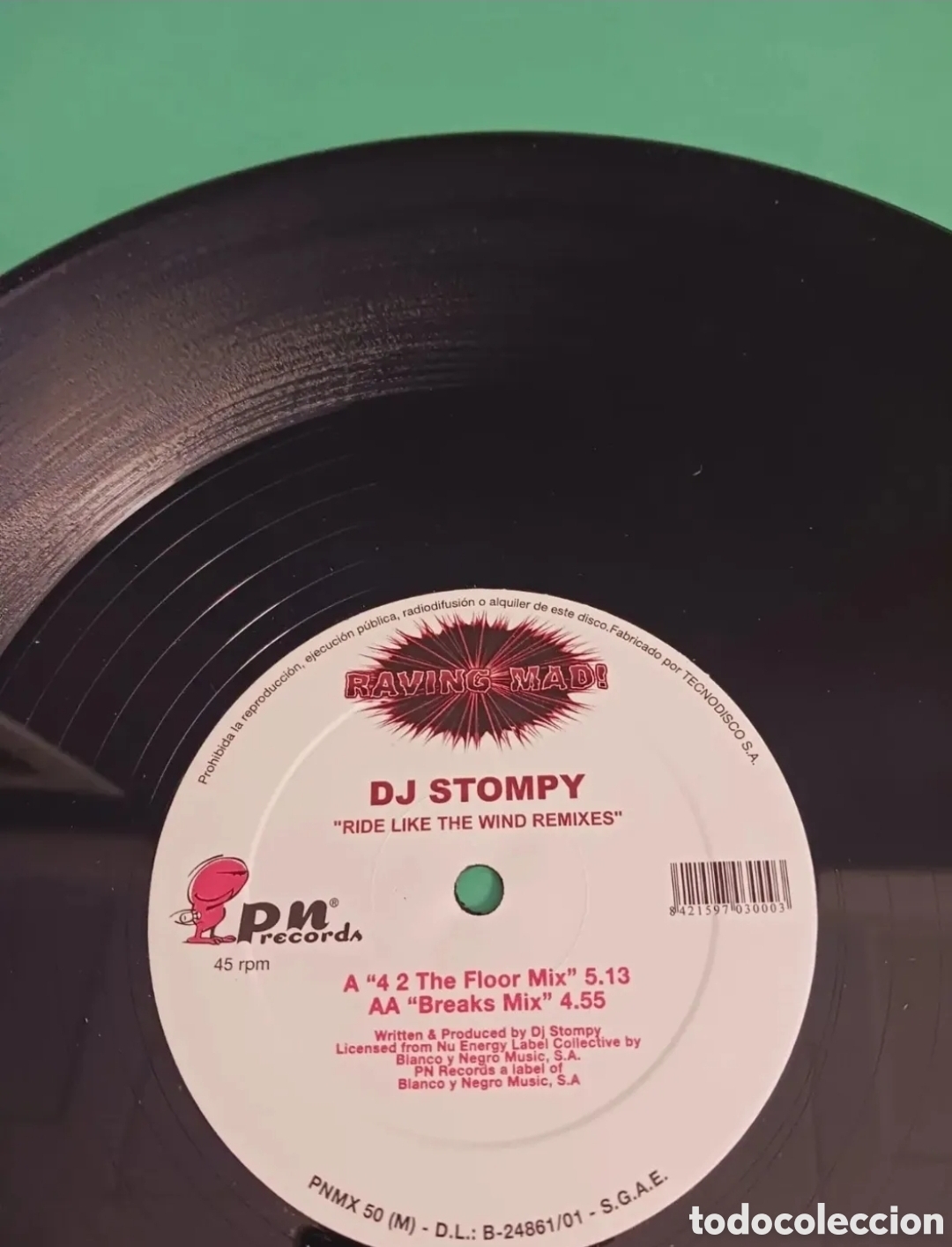 Discos de vinilo: DJ STOMPY &rdquo; RIDE LIKE THE WIND REMIXES&rdquo; - Foto 1