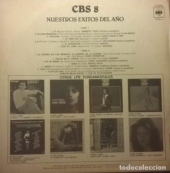 Discos de vinilo: Various &ndash; CBS 8 - Nuestros Exitos Del A&ntilde;o (Vinyl, CBS S 83264) - Foto 2