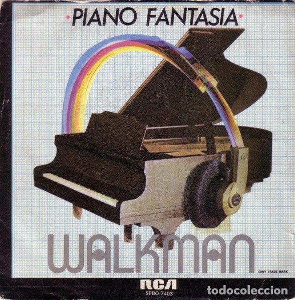 Discos de vinil: Piano Fantasia &ndash; Walkman (Sony Trade Mark) / Sidewalk (Vinyl, RCA Victor SPBO-7403)