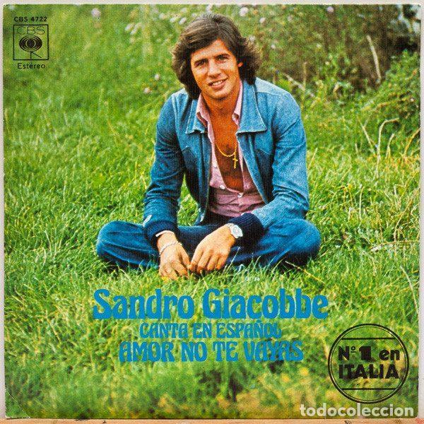 Disques de vinyle: Sandro Giacobbe &ndash; Amor No Te Vayas (Vinyl, CBS CBS 4722)