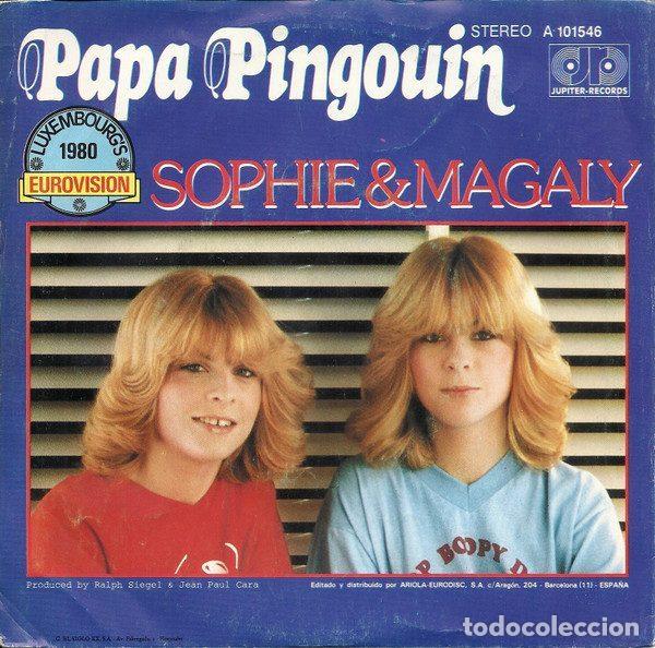 Disques de vinyle: Sophie & Magaly &ndash; Papa Pingouin (Vinyl, Jupiter Records A.101 546)