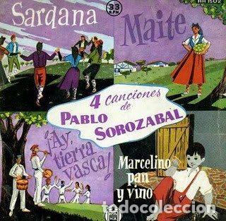 Vinyl-Schallplatten: Pablo Soroz&aacute;bal &ndash; Cuatro Canciones De Pablo Soroz&aacute;bal (Vinyl, Hispavox HH 1502)