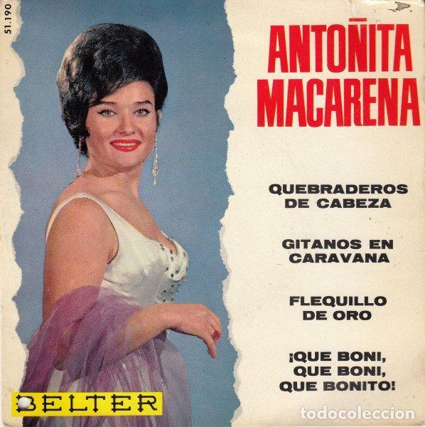 Discos de vinil: Anto&ntilde;ita Macarena &ndash; Quebraderos De Cabeza (Vinyl, Belter 51.190)