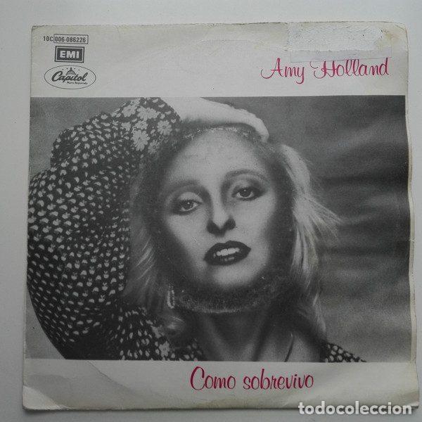 Vinyl records: Amy Holland &ndash; Como Sobrevivo (Vinyl, EMI 10C 006-086226)