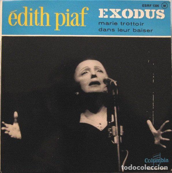 Dischi in vinile: Edith Piaf &ndash; Exodus (Vinyl, Columbia ESRF 1306)
